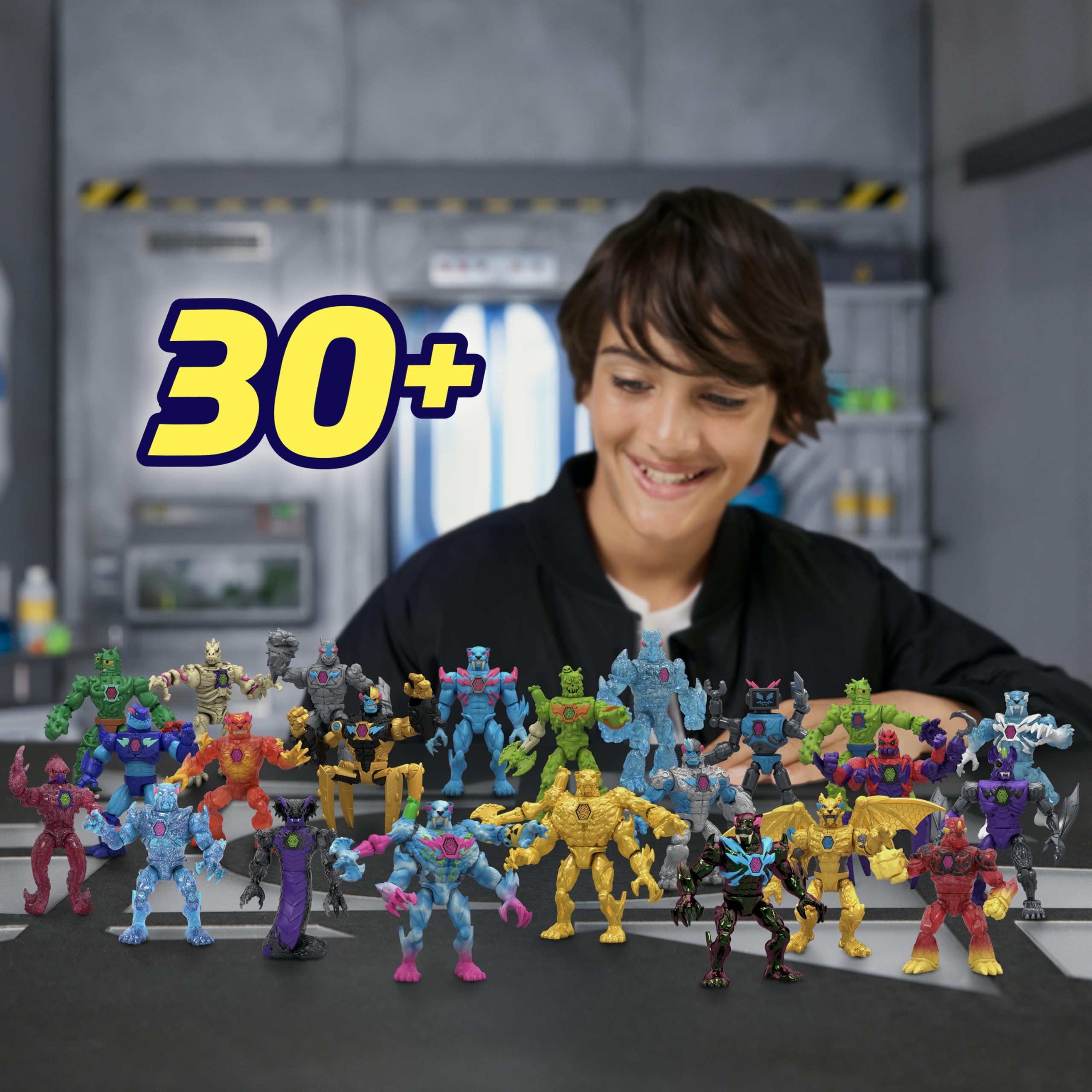 MRBEAST LAB Hybrids 4-inch figure with articulation for dynamic poses