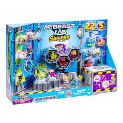 MRBEAST LAB Swarms S3 Fusion Chaos Pack 22 figures arranged for vibrant display