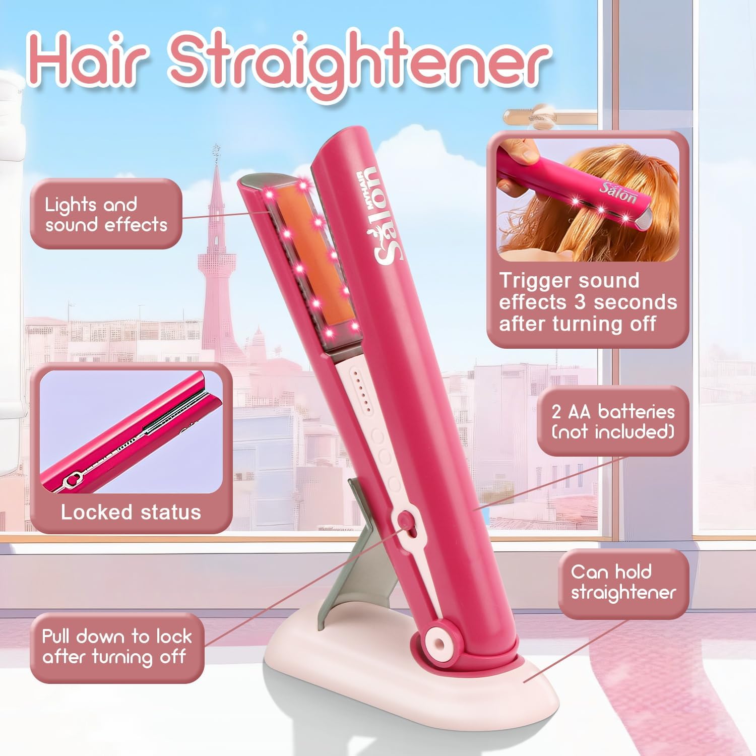 MROUEN curling wand and styling tools inspire imaginative grooming scenarios.