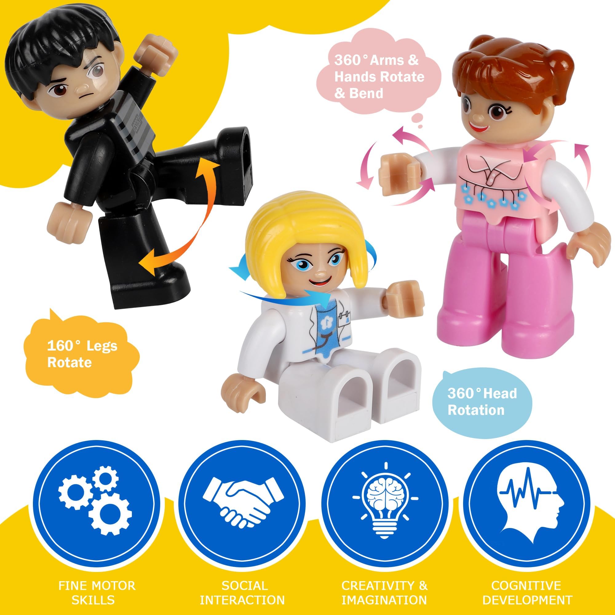Mruikeny 3-inch magnetic figures for hands-on STEM learning.