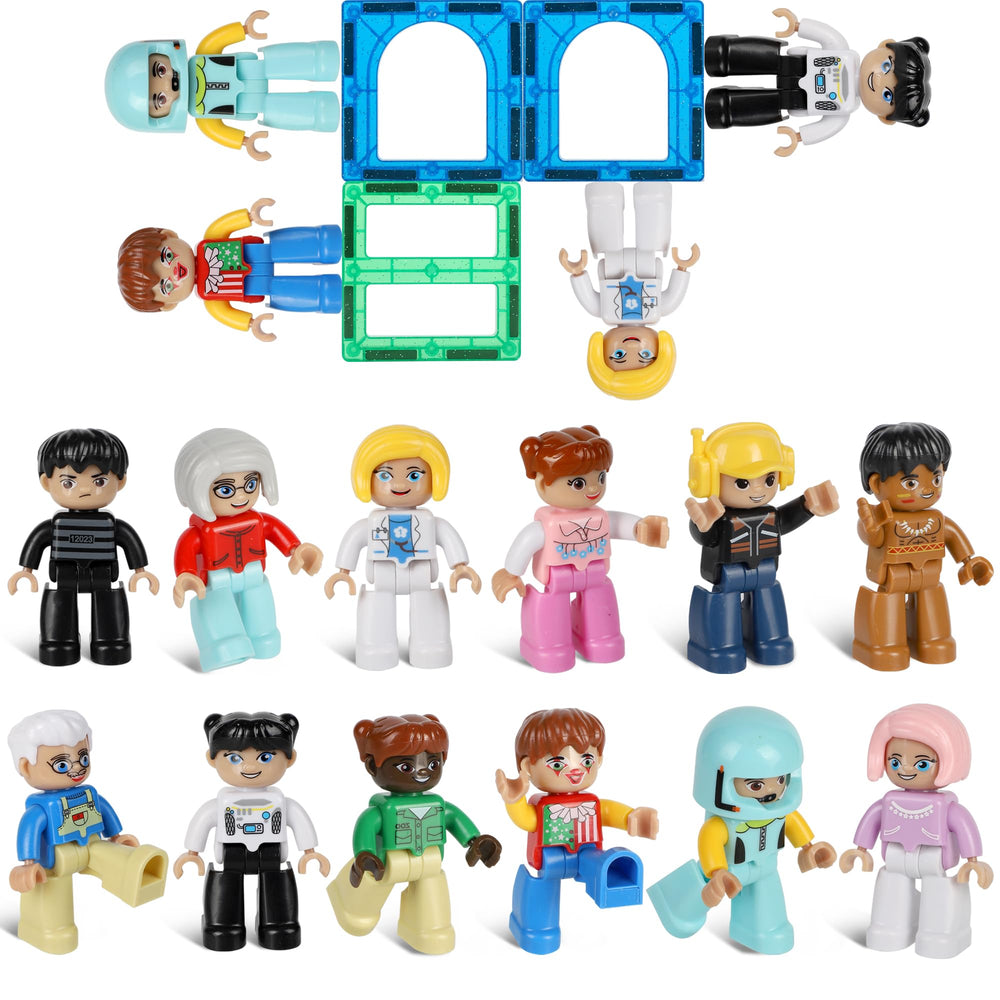 Mruikeny large magnetic figures collection for imaginative play.