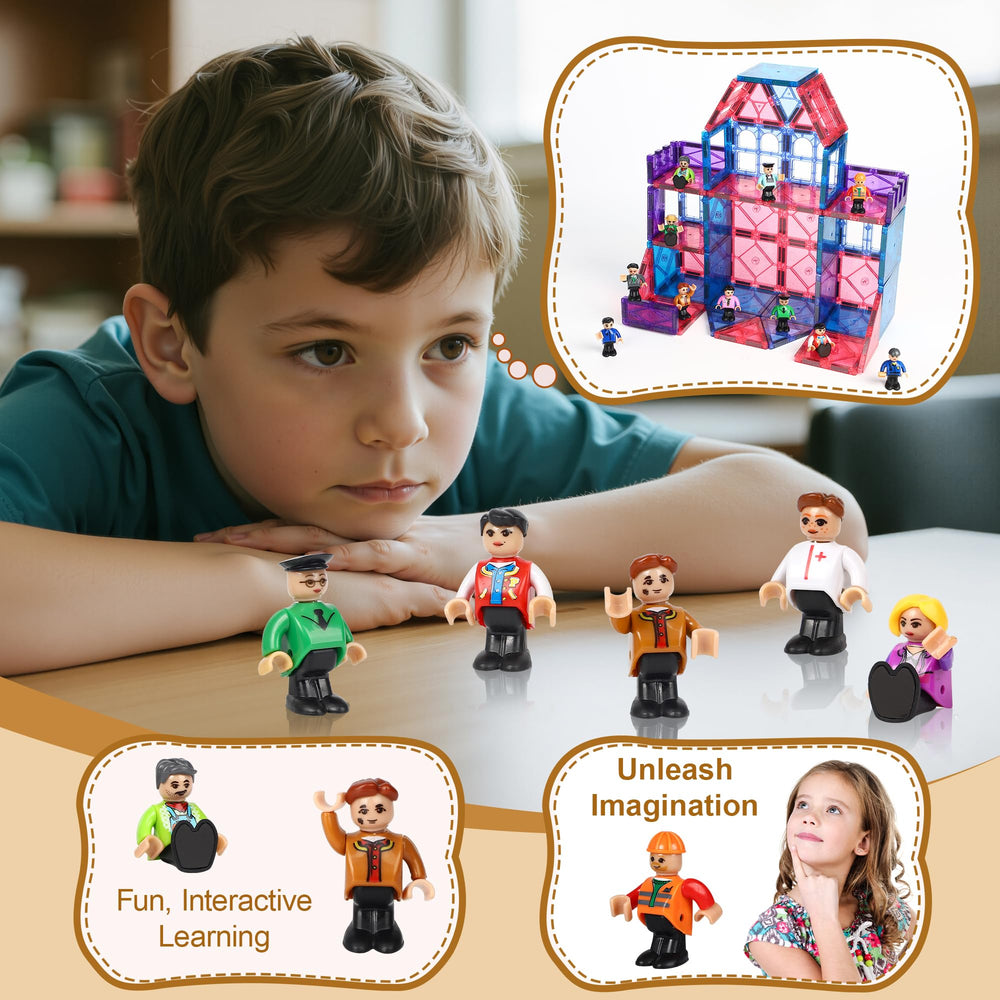 Children placing Mruikeny figures on a magnetic grid to practice spatial thinking