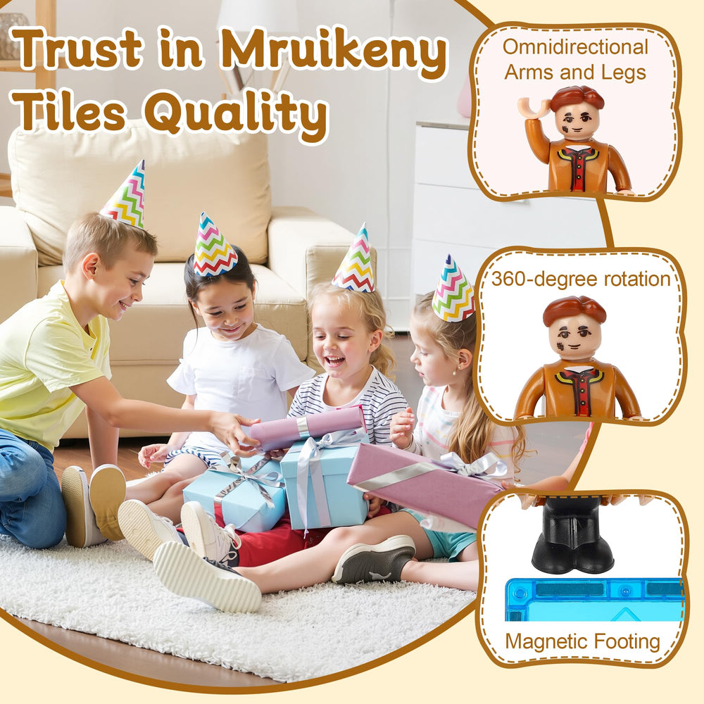 Ideal gift idea: Mruikeny magnetic figures set for birthdays and classrooms
