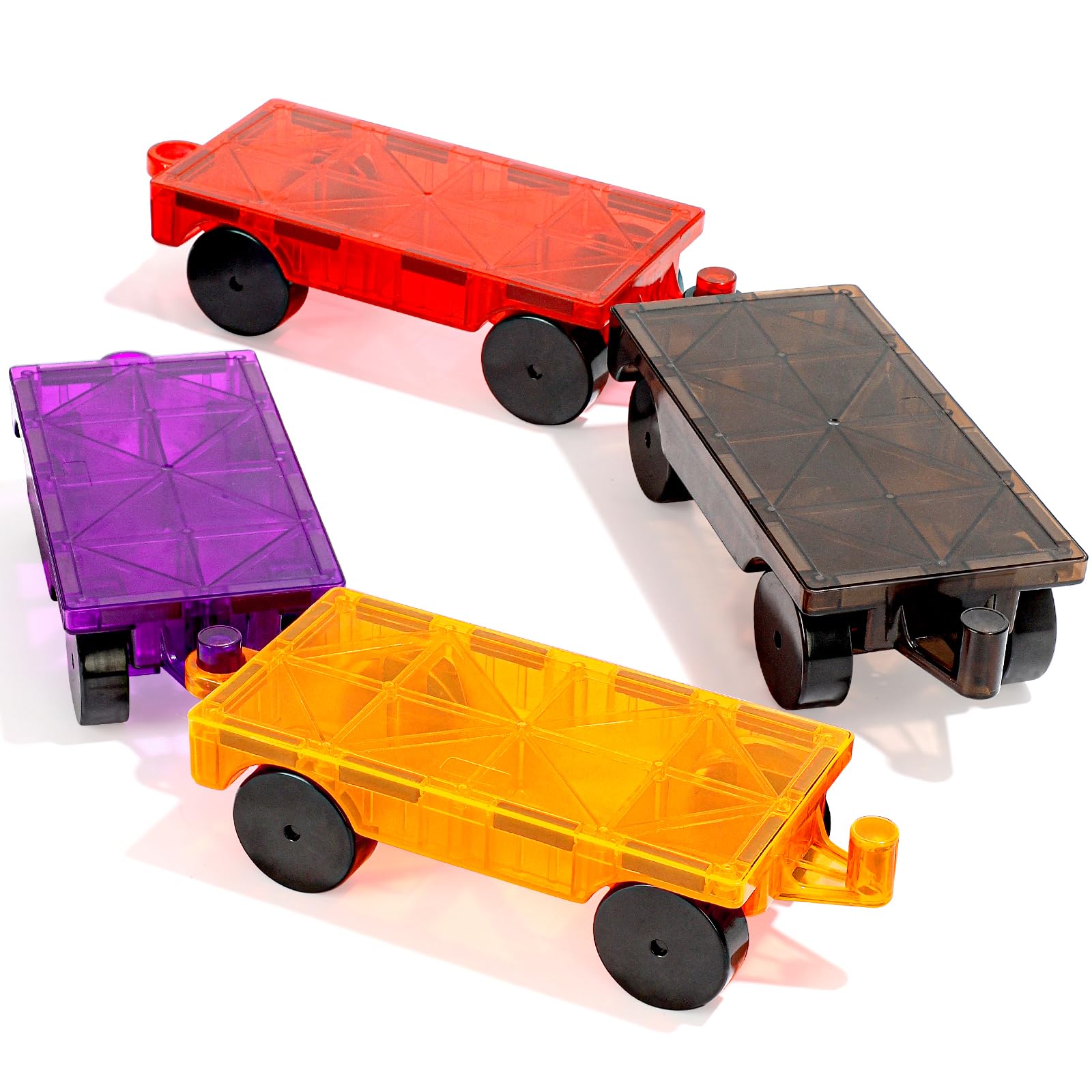 Mruikeny purple car tile for imaginative construction and play.