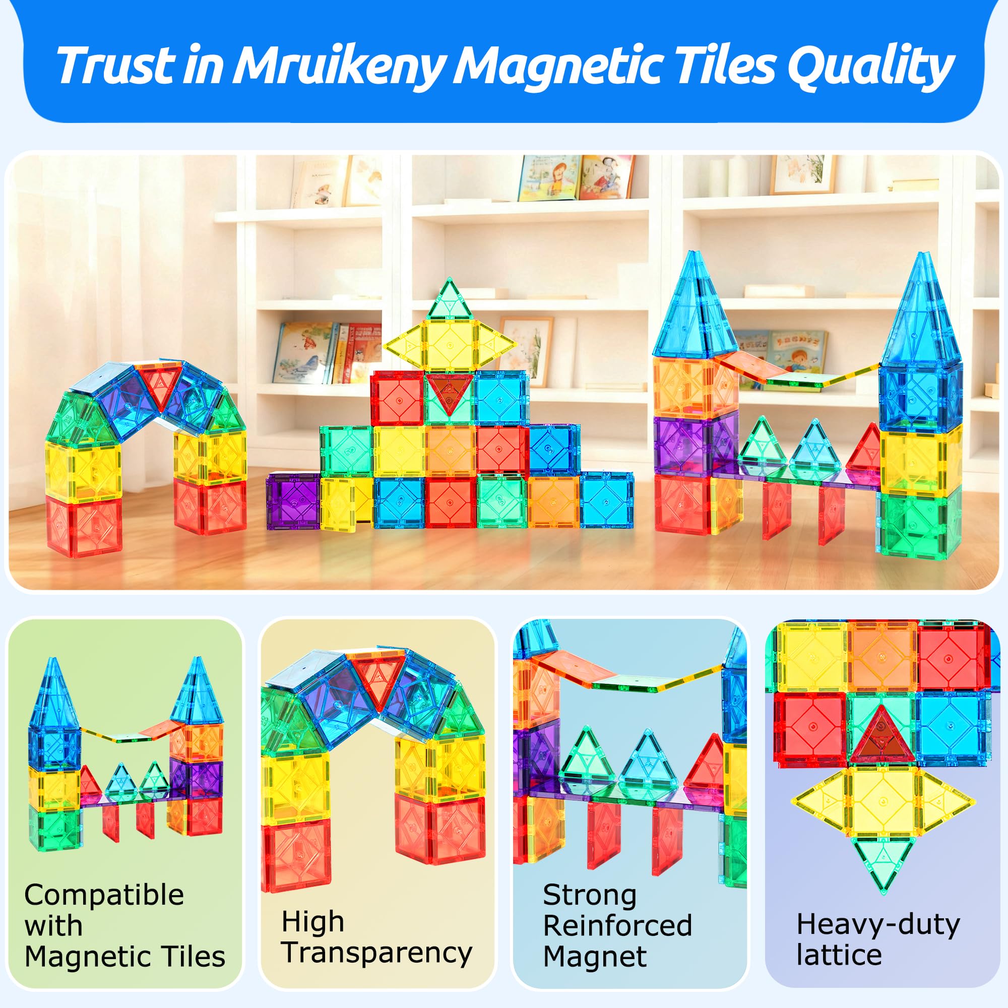Mruikeny tiles teach geometry and counting through color and shape exploration.