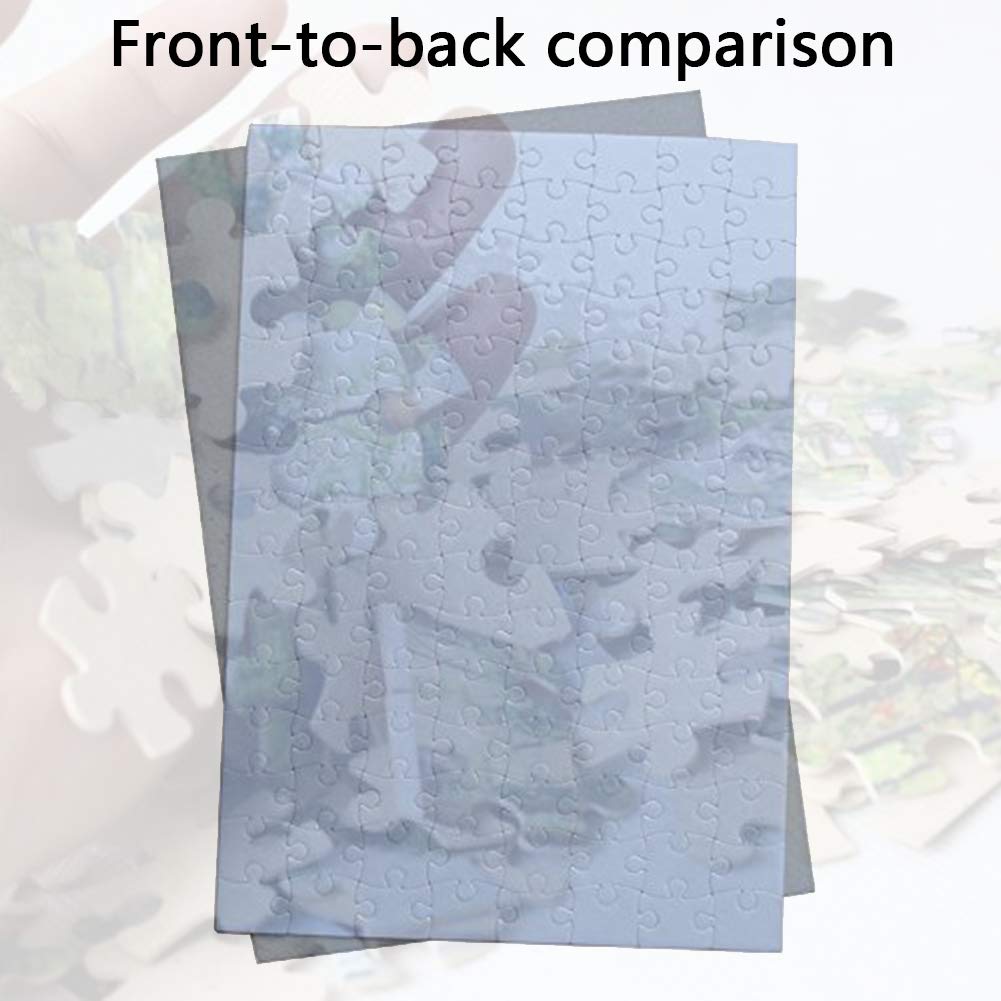 MS WGO puzzle with sturdy cardboard bottom supports reliable handling and display