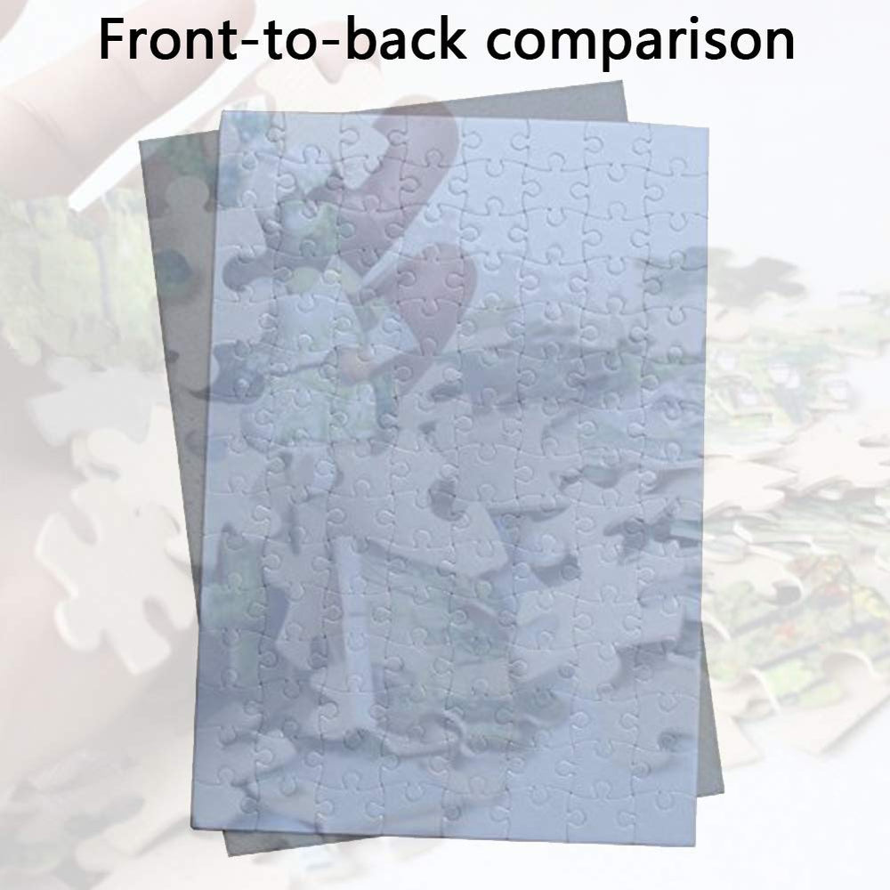 MS WGO puzzle with sturdy cardboard bottom supports reliable handling and display