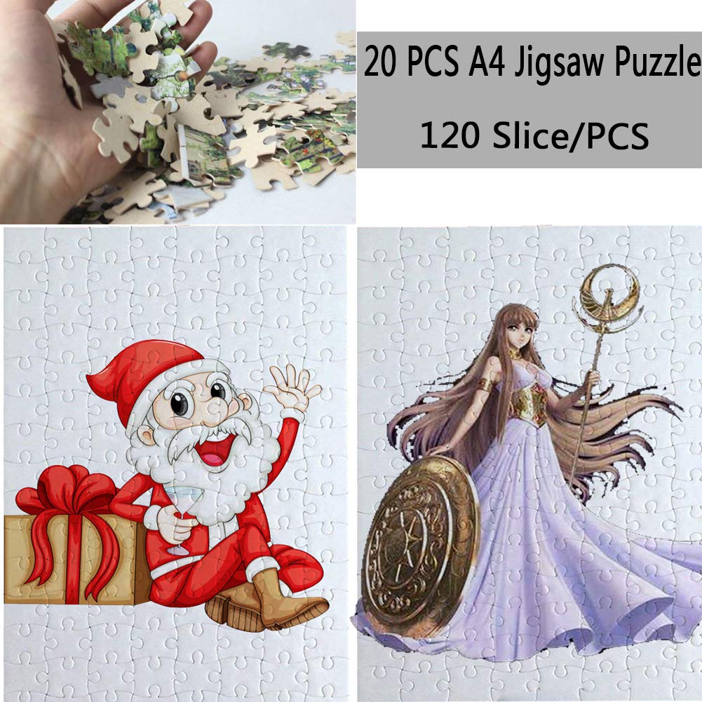 MS WGO 22 by 31 cm puzzle sheets suited for A4 sublimation workflows and storage