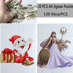 MS WGO 22 by 31 cm puzzle sheets suited for A4 sublimation workflows and storage