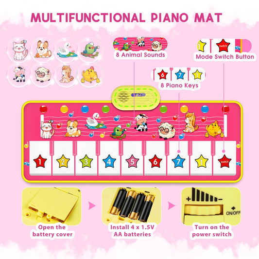 M SANMERSEN piano keys area ready for musical exploration and curiosity.
