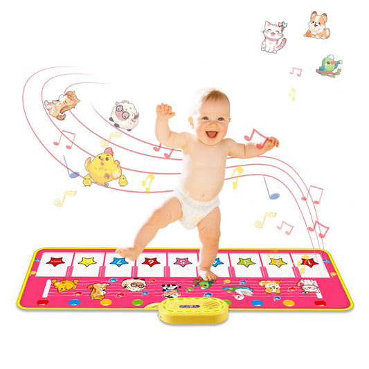 M SANMERSEN floor piano mat overview showing engaging play for toddlers.
