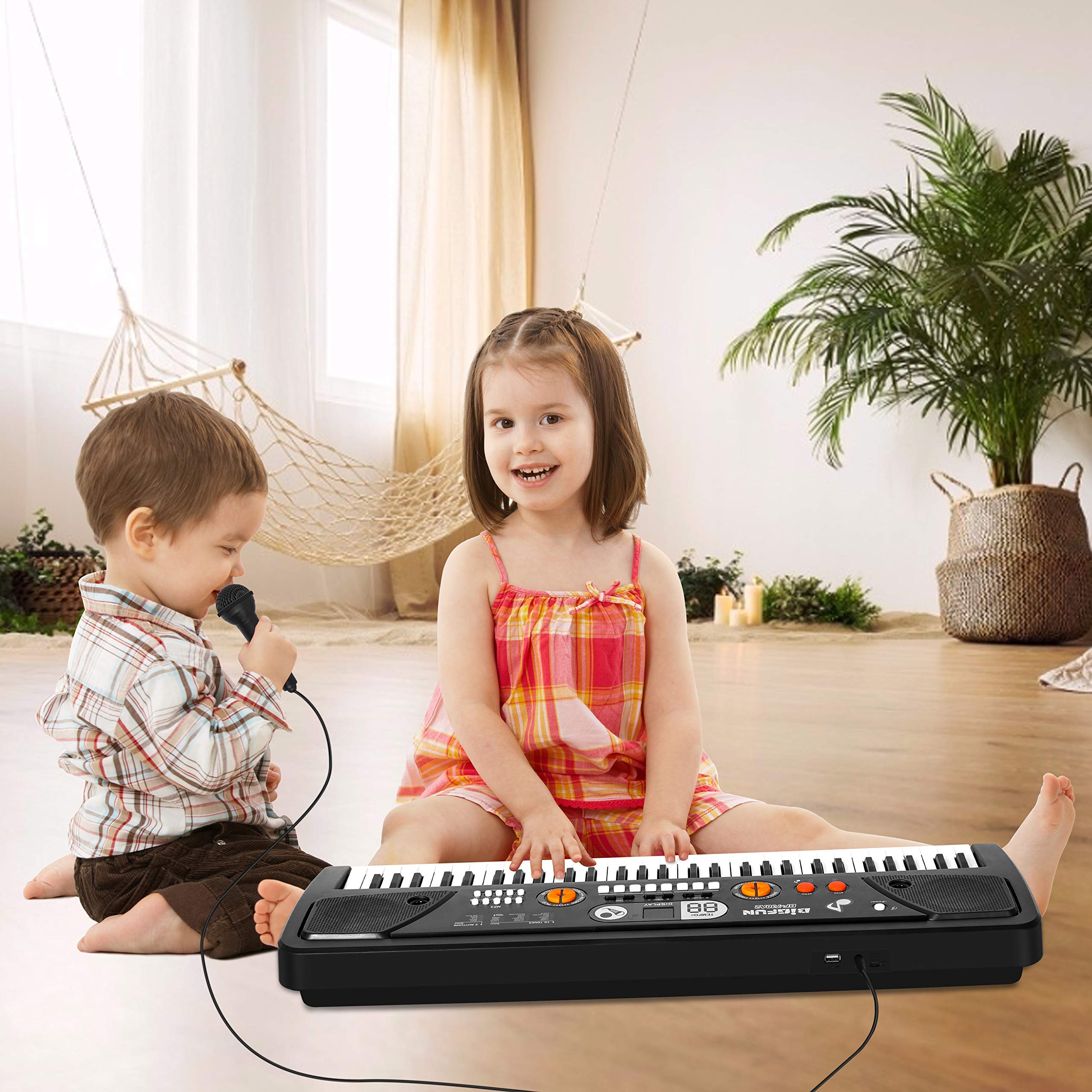 M SANMERSEN keyboard compact design fits small hands
