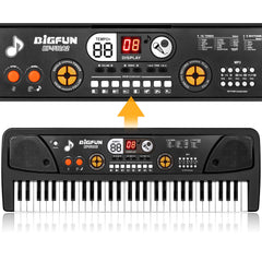M SANMERSEN keyboard with LED display aids tempo and mode selection