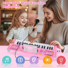 M SANMERSEN compact pink keyboard fits small hands
