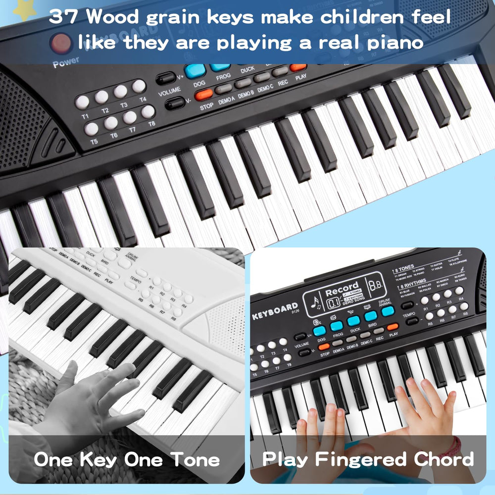 M SANMERSEN kids piano with record playback to save melodies