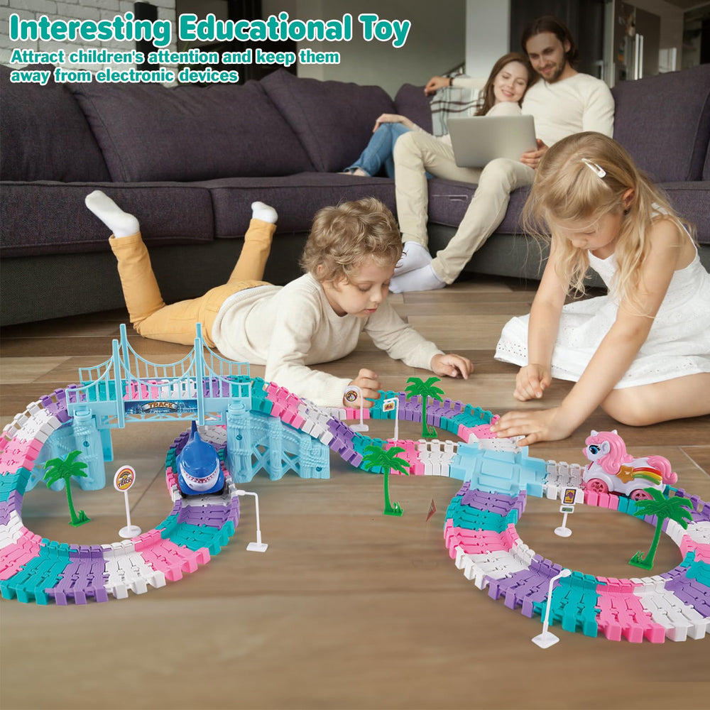 Msanmersen moveable arms on cars for interactive play.