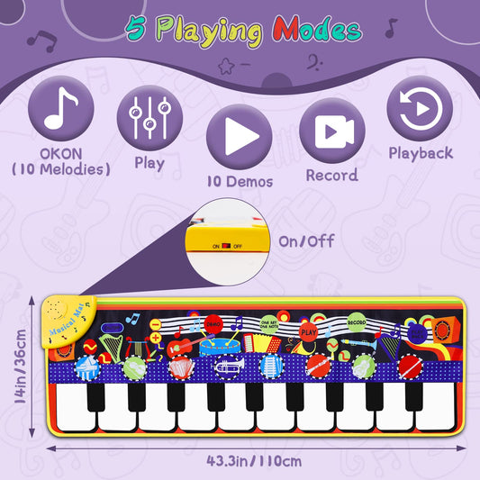 M SANMERSEN piano mat offers 28 sounds to spark curiosity