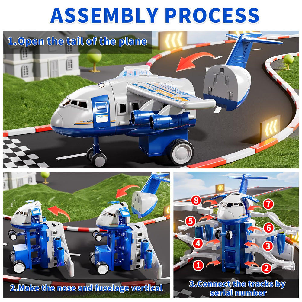 MSKOLER educational airplane toy sparks imaginative airport adventures