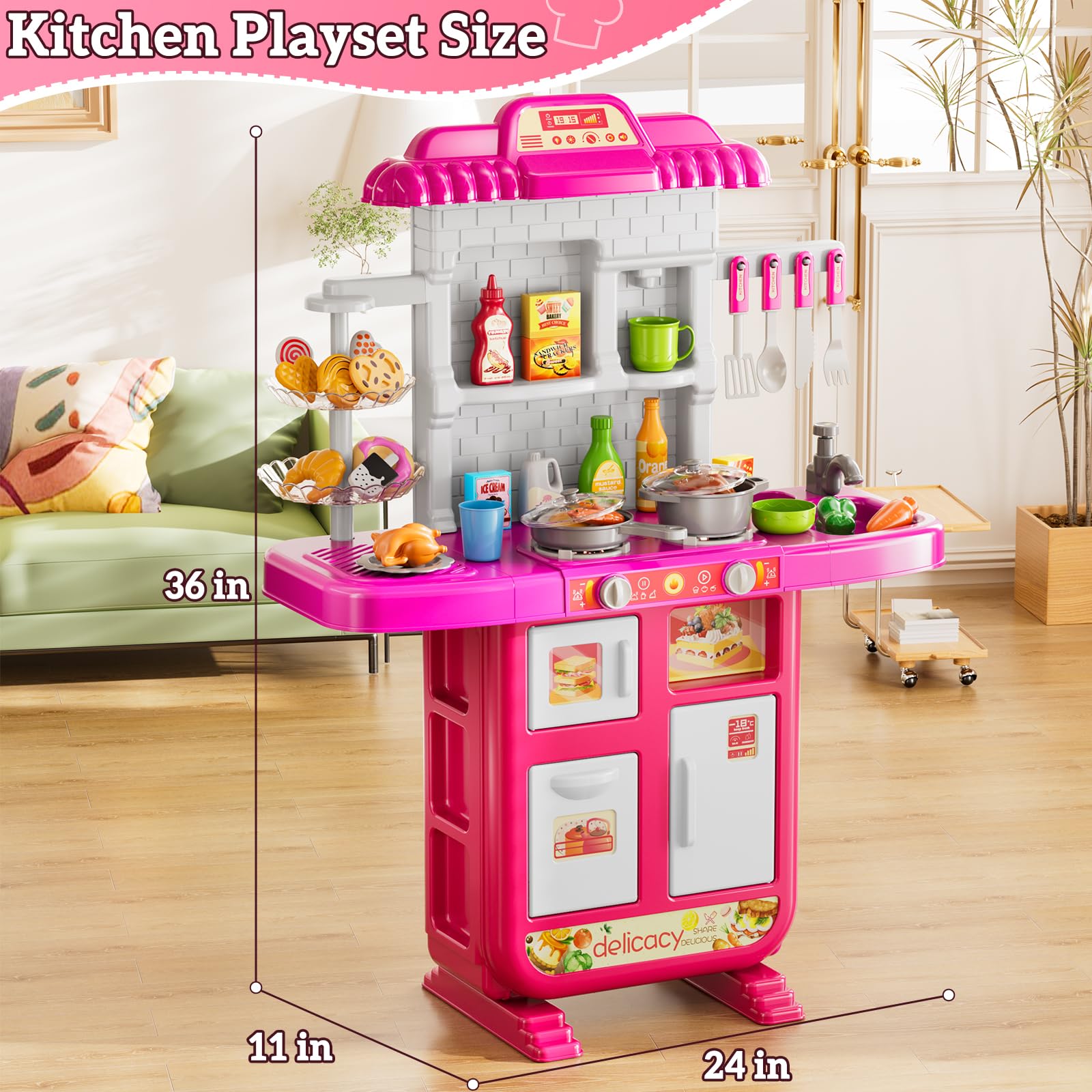 MSKOLER cutlery shelf helps tidy pretend kitchen essentials