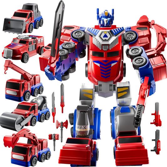 MSKOLER five-in-one robot transform showcases versatile forms for imaginative play