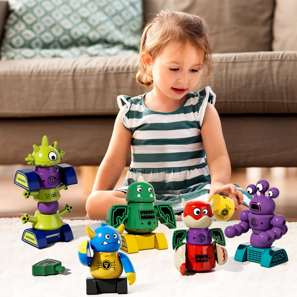 MSKOLER lightweight-toy-for-3-5-year-olds is easy to disassemble for young builders.