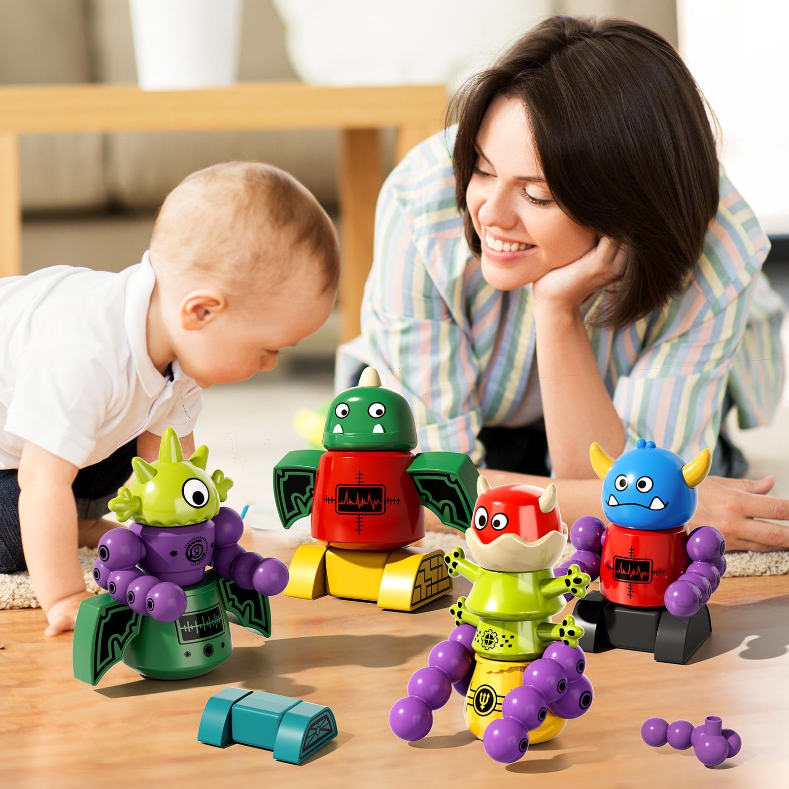MSKOLER magnet-building-tiles support creative problem solving through configurations.