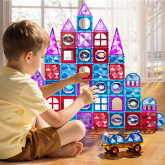 MSKOLER magnetism blocks tiles 2D-3D designs stimulate imagination.