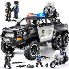 MSKOLER police car toy front view with light and sound for imaginative play