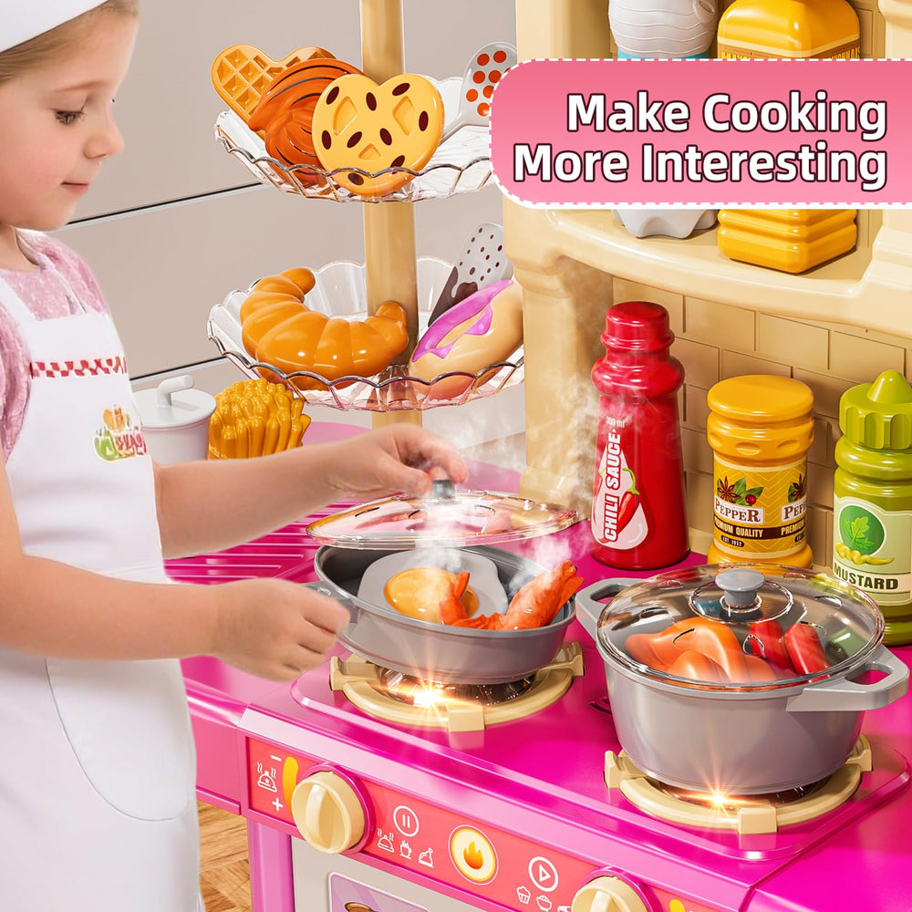 MSKOLER sink with running water for realistic washing play and fine motor practice.