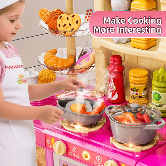 MSKOLER sink with running water for realistic washing play and fine motor practice.