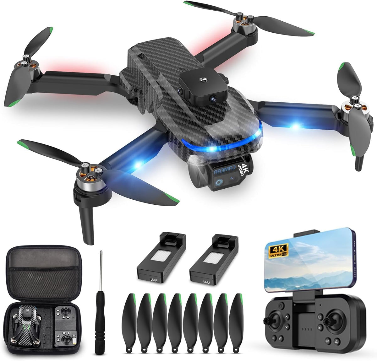 MSMV Drones portable FPV kit in a case for easy travel and quick setup.