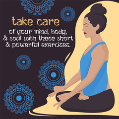 Stacked Namaste Mindfulness Cards by MSS Inc show portable self-care tool.