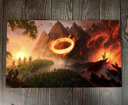 MTG Decks & More premium Lord of the Rings playmat for smooth gameplay and durable surface.