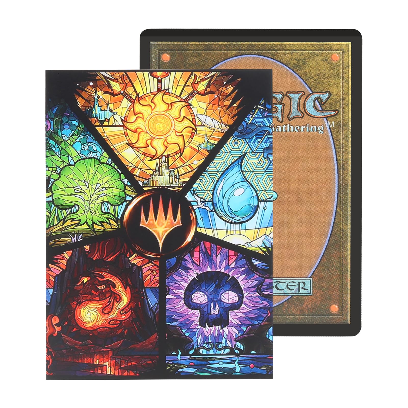 MTGPRO card sleeves front view for durable gameplay protection