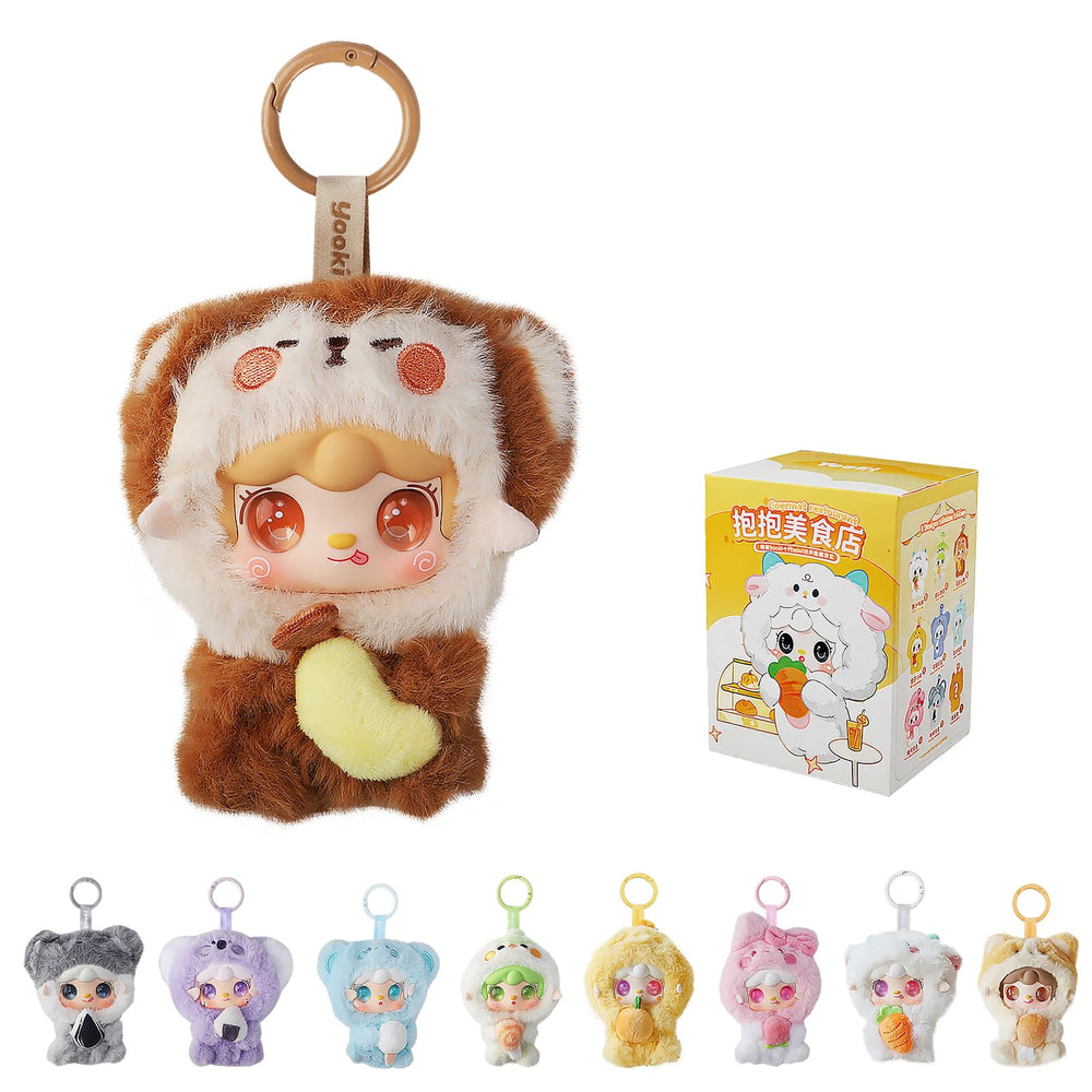 MTNSPTCR Yooki Gourmet blind box figure with random design, great as a bag charm.