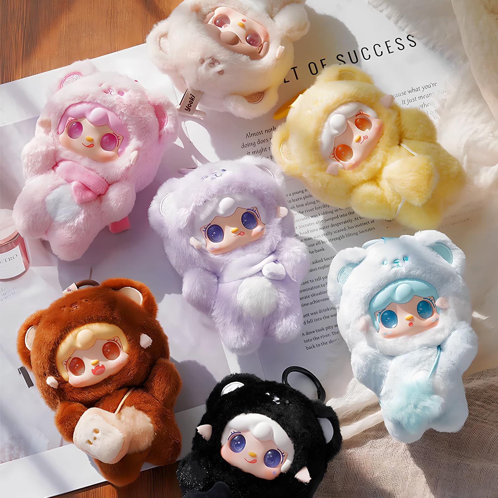 MTNSPTCR Yooki plush blind box face design 3, great for gifting.