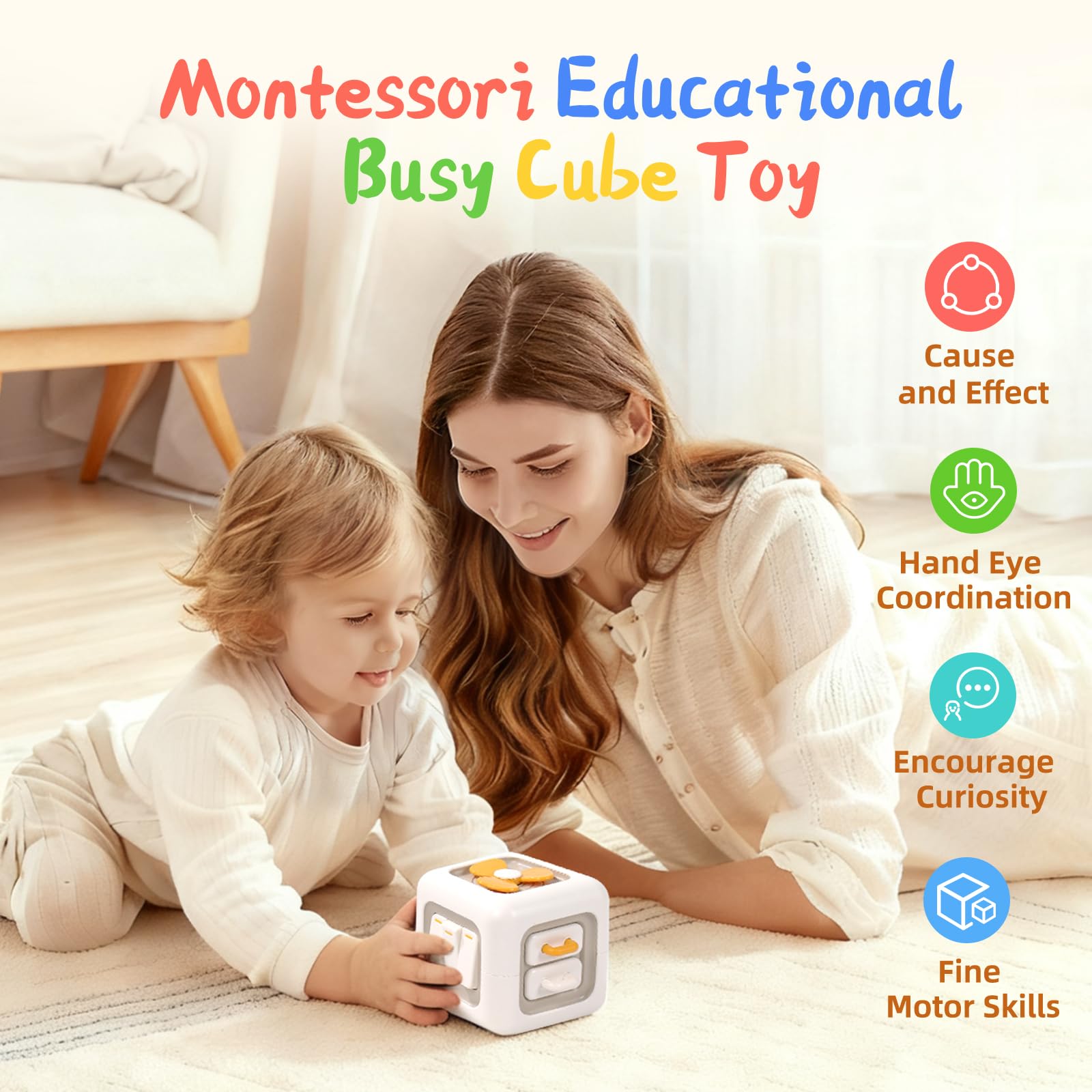 MTTIERY finger castanets provide teething-friendly textures and sound exploration.