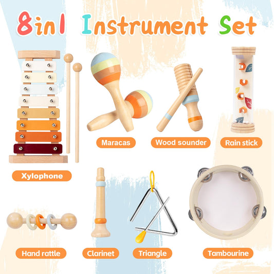 MTTIERY tambourine encourages rhythm recognition and group play for curious young listeners.
