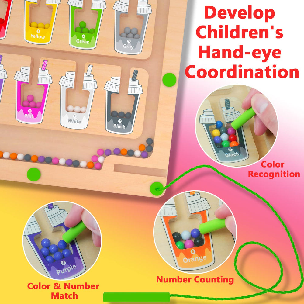 MTYOKILN Wooden construction and water-based paint ensure durable, kid-safe play.
