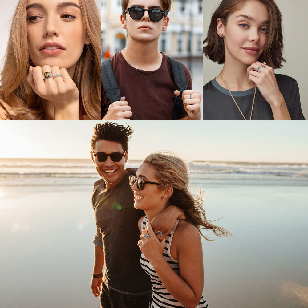 MUCAL hypoallergenic stainless steel ring stays durable and irritation-free.