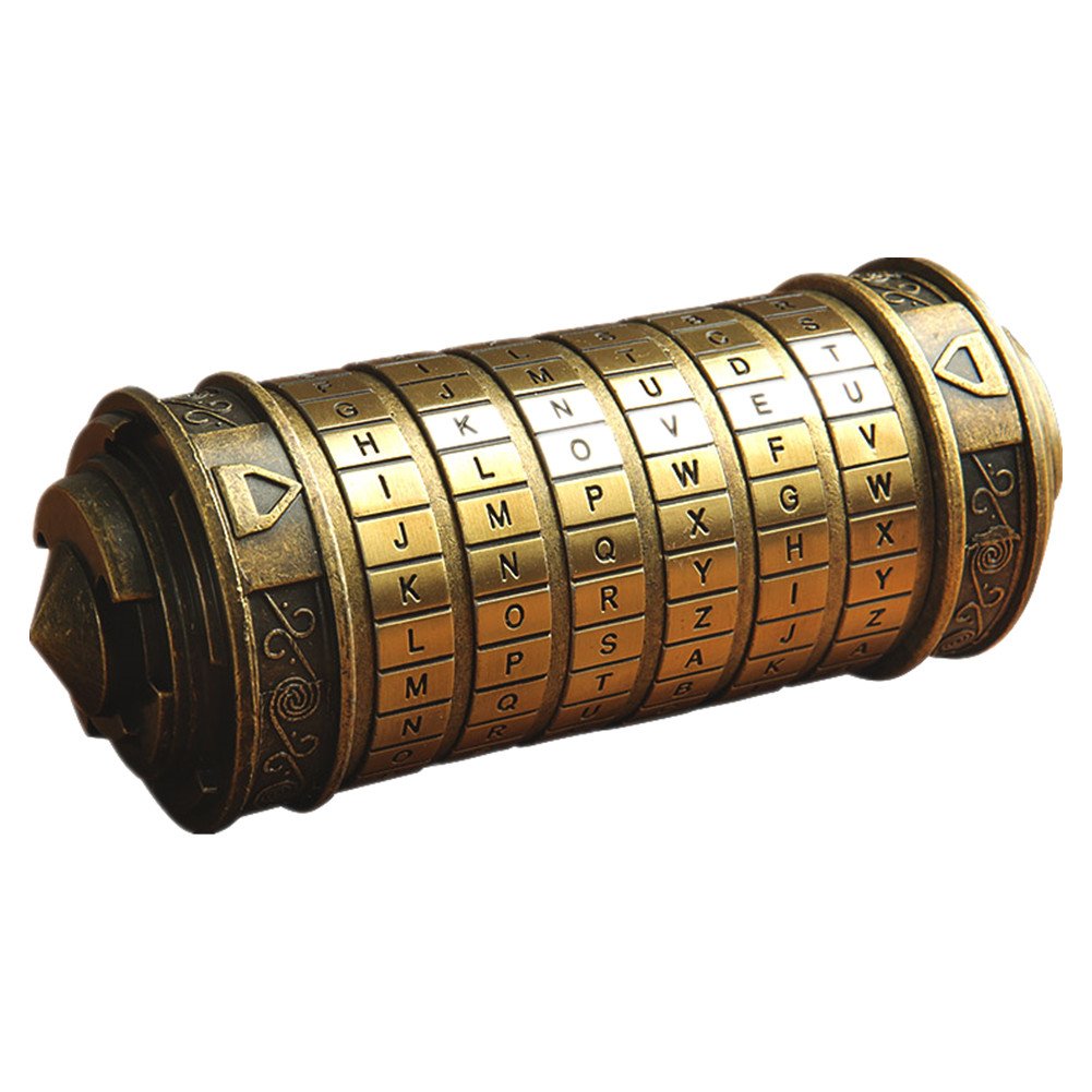 Muchenggift Da Vinci Code Cryptex outer shell for a stylish mystery gift