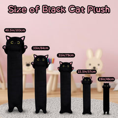 MUFEIRUO long cat plush 31in kid-friendly plush for naps and play.