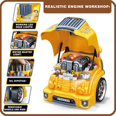 MUGEYMYD large truck engine toy lights and sounds boost engaging pretend play.