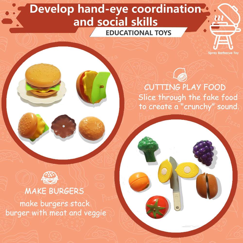 MUGEYMYD two layer kitchen stand supports larger social play sessions.