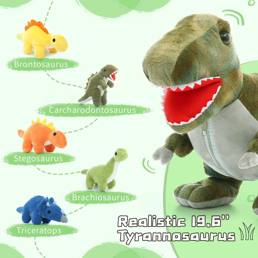 Muiteiur baby Brontosaurus plush with gentle curves for cuddly play