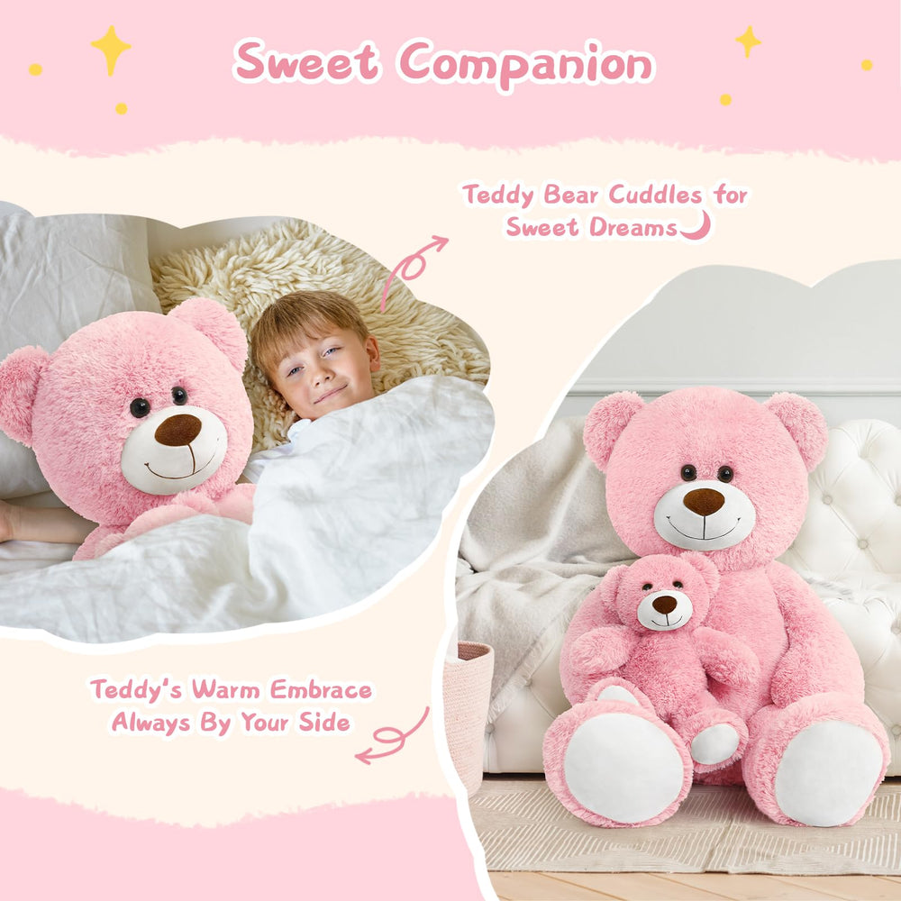 Muiteiur giant teddy back zipper for adjustable stuffing and personalized cuddle weight.