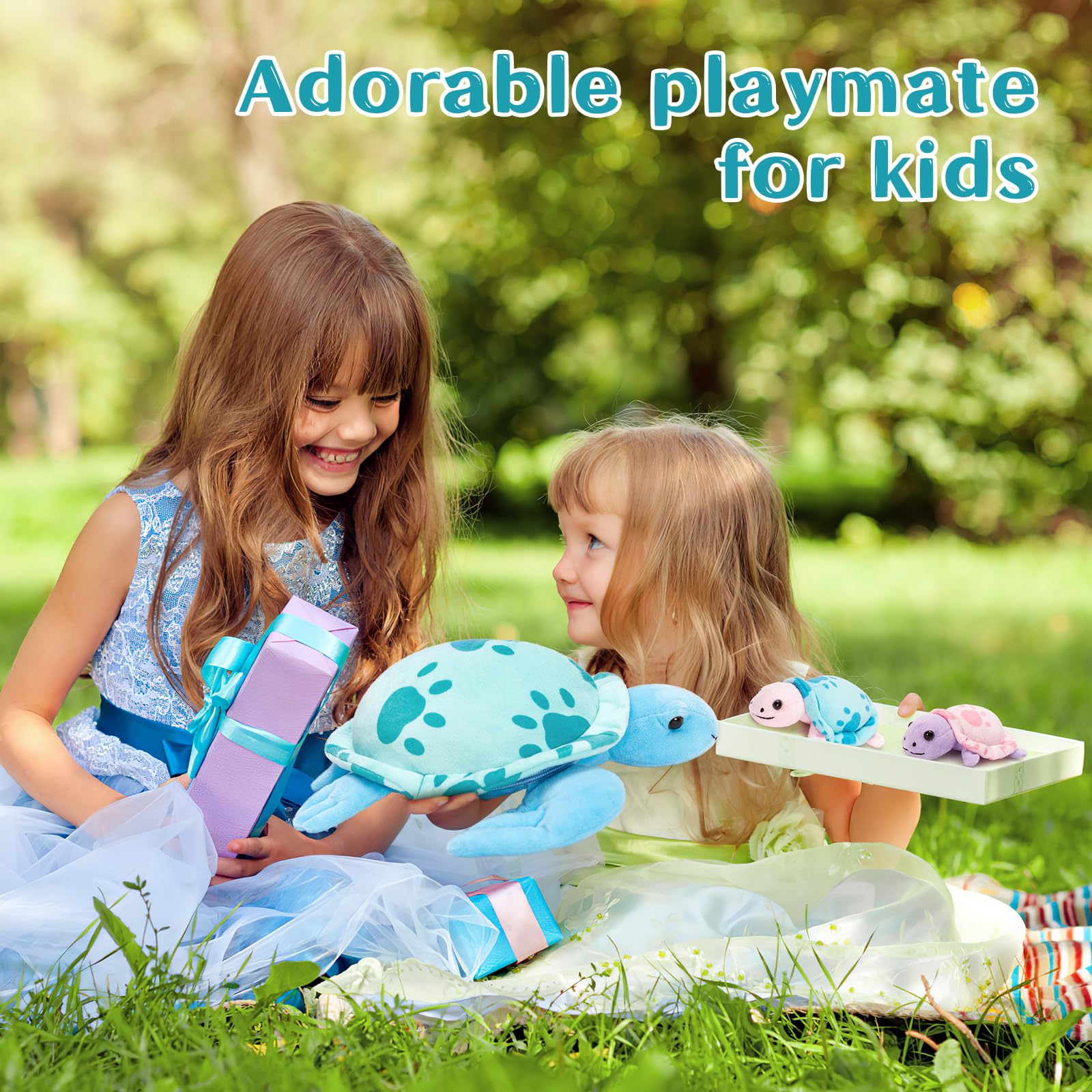 Muiteiur sea turtle family playset ideal for gifting and storytelling