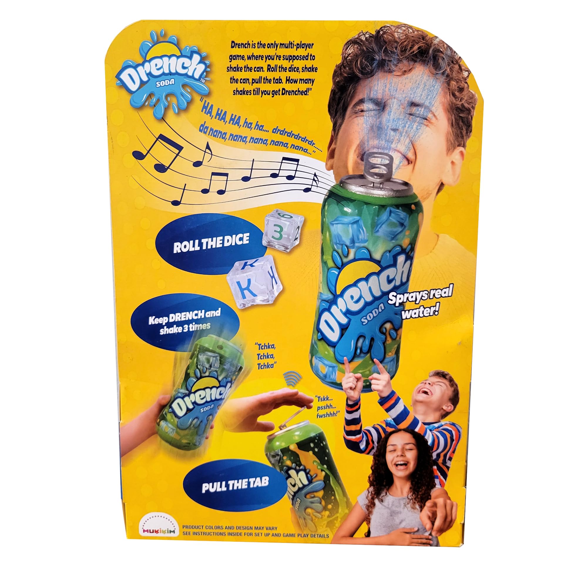 MUKIKIM Drench Soda Game: laughter and cheers boost group energy.