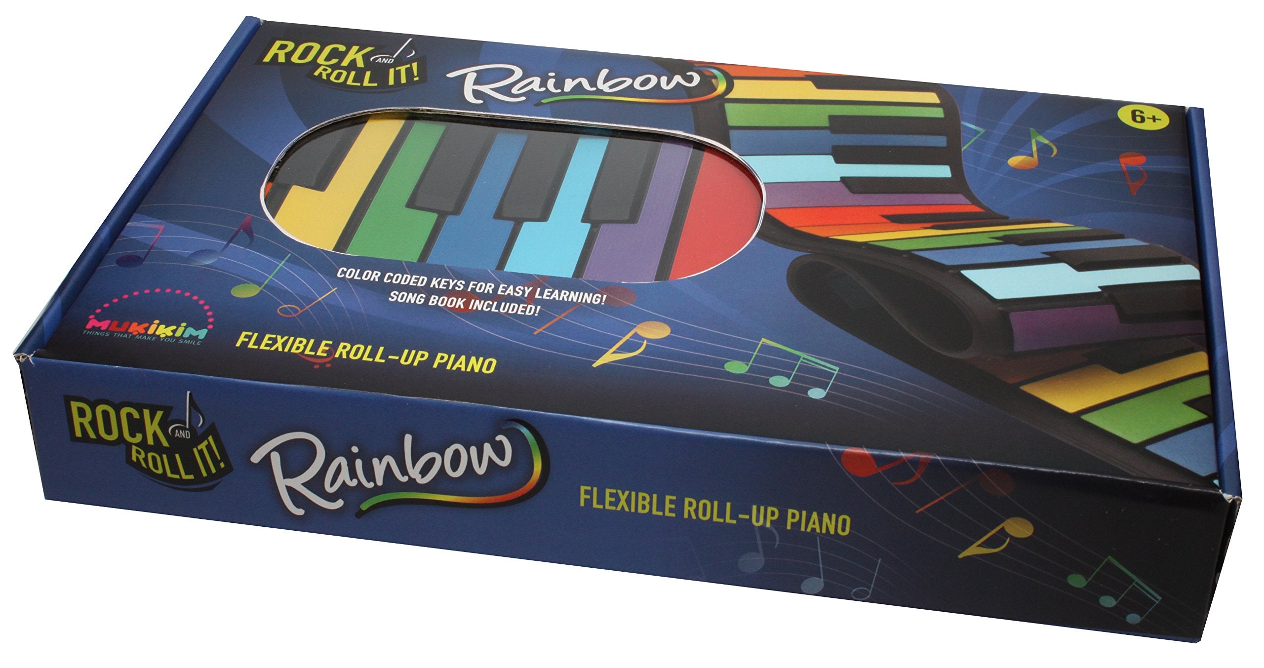 MUKIKIM Rock and Roll It silicone pad surface is durable and easy to wipe clean.
