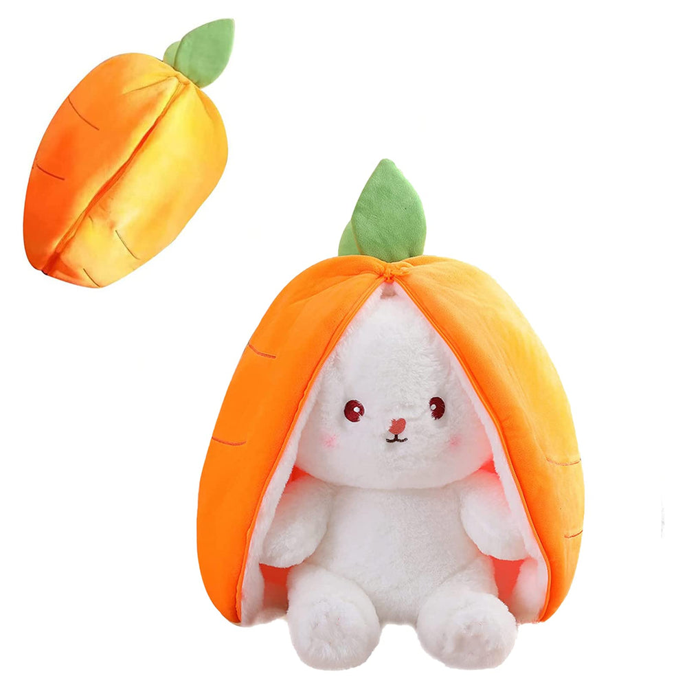 Mukorolee strawberry reversible plush for cute kids' room decor.